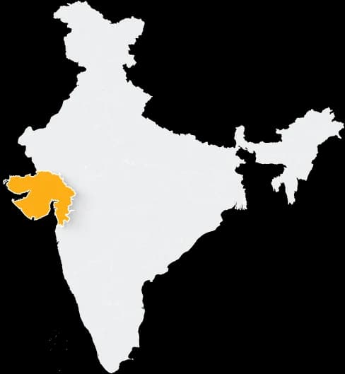located map